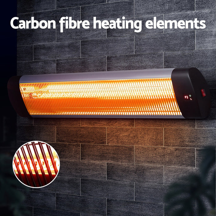 Devanti Electric Strip Heater Radiant Heaters 3000W - Devanti