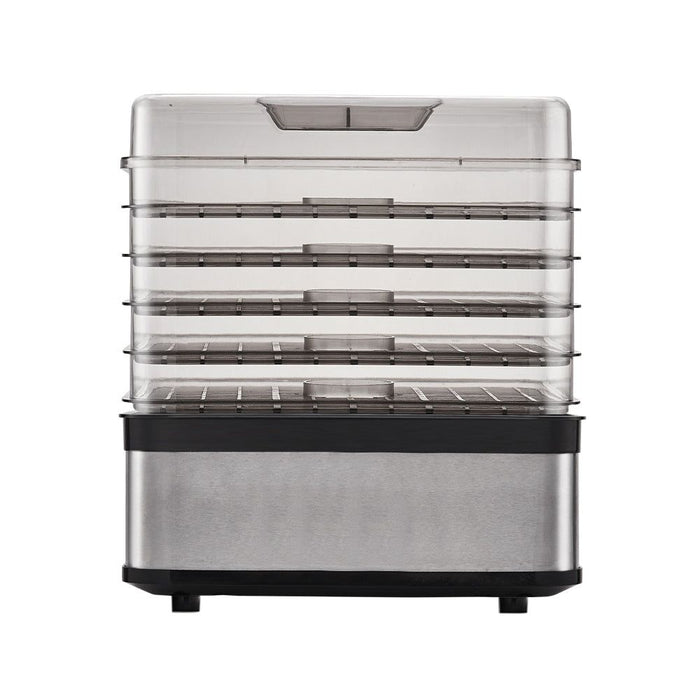 Devanti Food Dehydrator with 5 Trays - Silver -Home Living Store - -