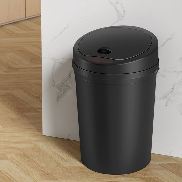 Devanti Sensor Bin Motion Rubbish Bins Kitchen Automatic Trash Can Black 9L - Devanti