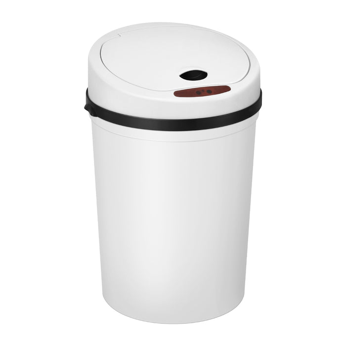 Devanti Sensor Bin Motion Rubbish Bins Kitchen Automatic Trash Can White 9L - Devanti