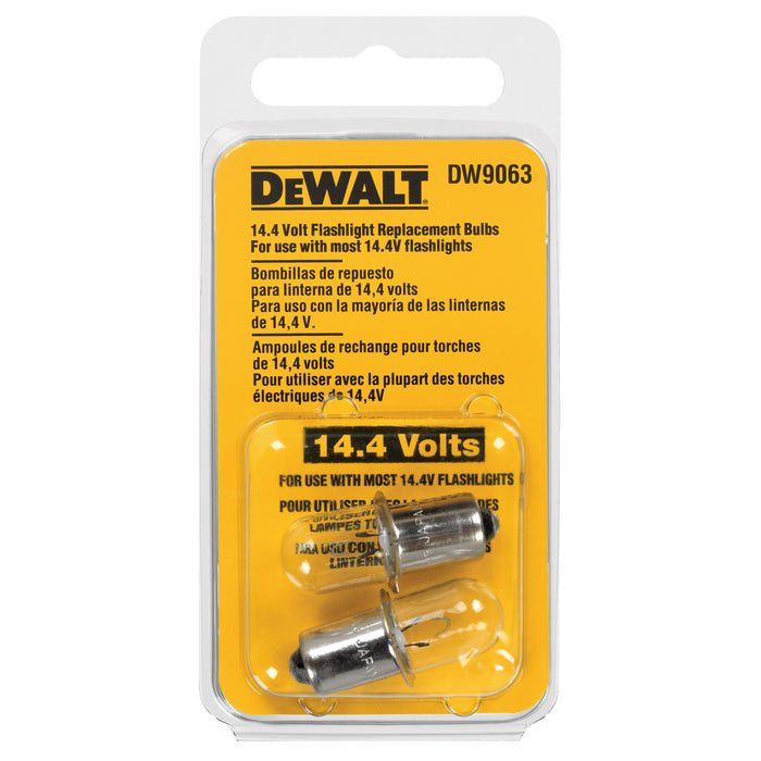 DEWALT 14.4V Flashlight Bulb (2-Pack) - DW9063