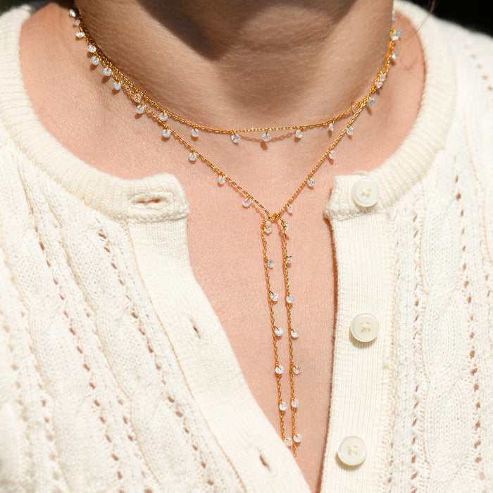 Dewdrop Wrap Necklace