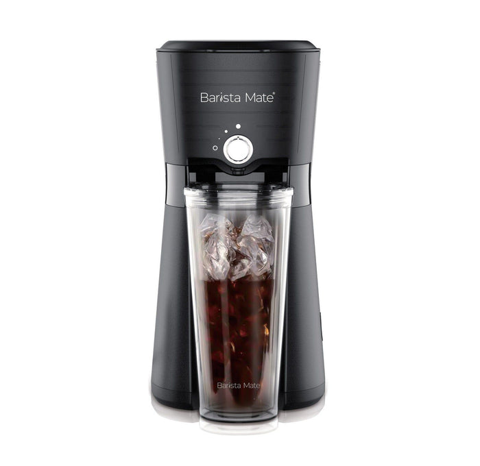 Digital Iced Coffee Maker w/ 10oz, Reusable Cup & Straw Included -Home Living Store - -