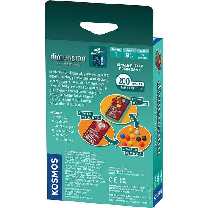 Dimension: The Brain Game To Go Games Thames & Kosmos