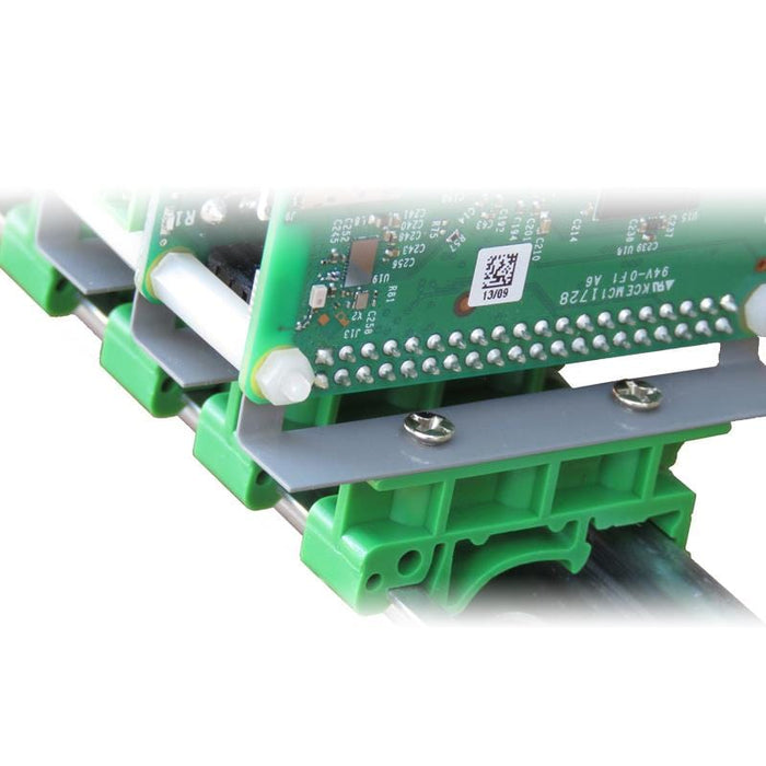 DIN-RAIL Kit Type-2 - Perpendicular to Rail - for Raspberry Pi by Sequent - The Pi Hut