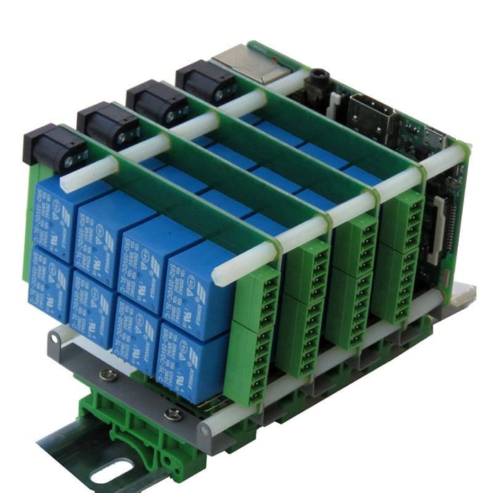 DIN-RAIL Kit Type-2 - Perpendicular to Rail - for Raspberry Pi by Sequent - The Pi Hut