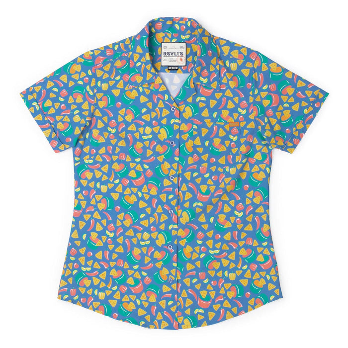 RSVLTS XS RSVLTS Women's Short Sleeve Shirt Double Dippin’ – Women's KUNUFLEX Short Sleeve Shirt  Double Dippin’ – Women's KUNUFLEX Short Sleeve Shirt