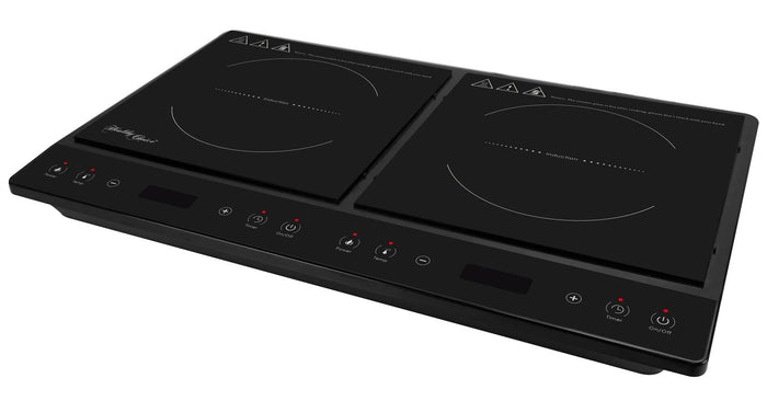 Double Induction Cooker w/ 2 Plates, 240C, 1000- 1400W -Home Living Store - -