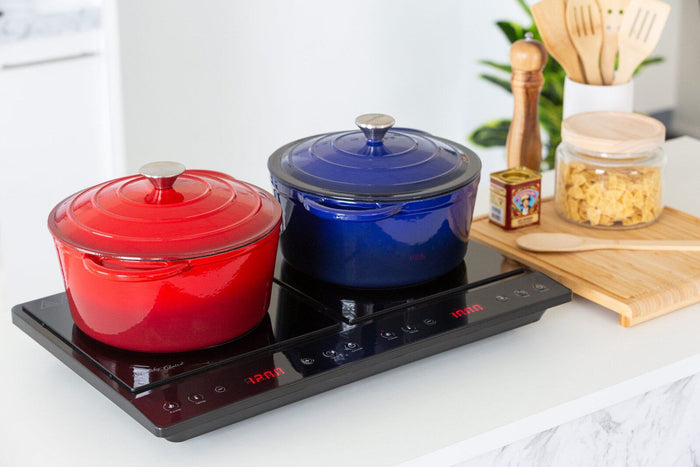 Double Induction Cooker w/ 2 Plates, 240C, 1000- 1400W -Home Living Store - -