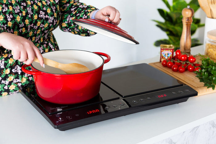 Double Induction Cooker w/ 2 Plates, 240C, 1000- 1400W -Home Living Store - -