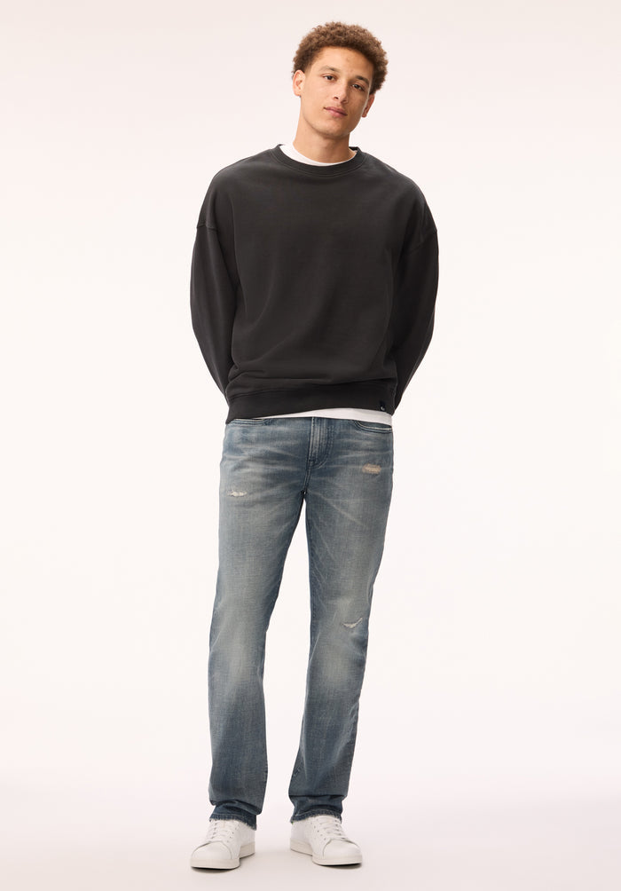 Buffalo Men Jeans Navy Denim Denim Pants Stretch
