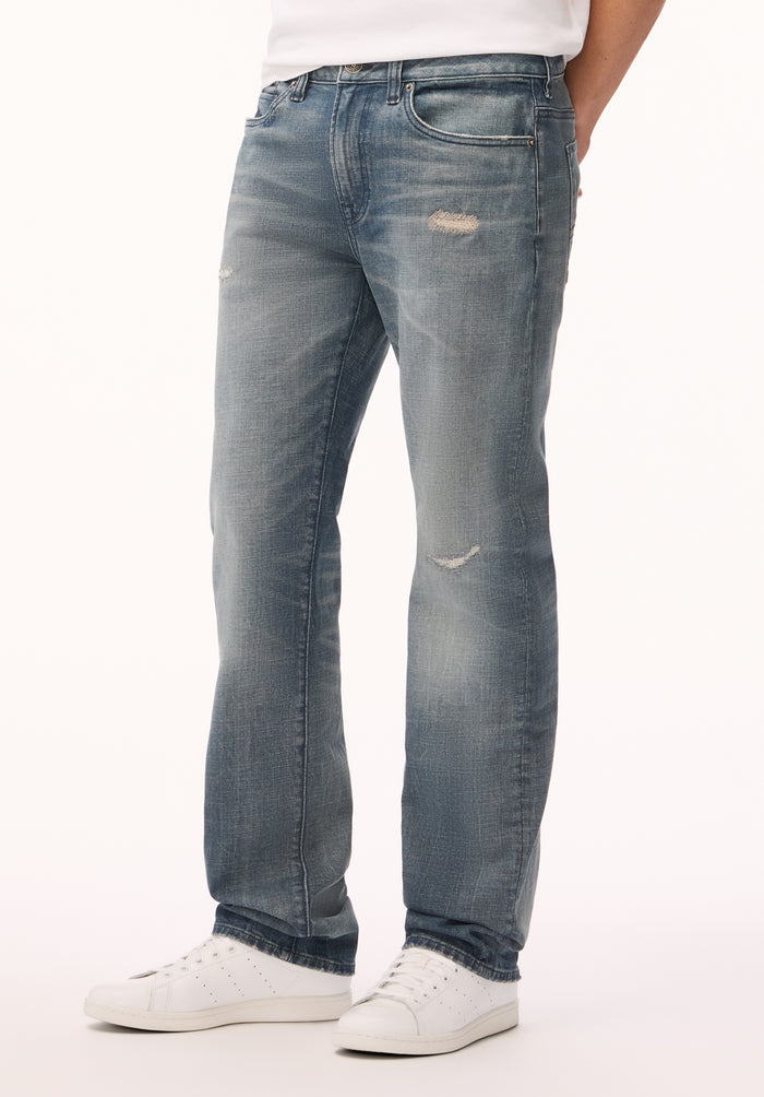 Buffalo Men Jeans Navy Denim Denim Pants Stretch
