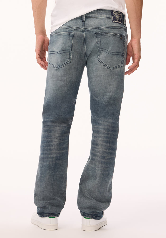 Buffalo Men Jeans Navy Denim Denim Pants Stretch