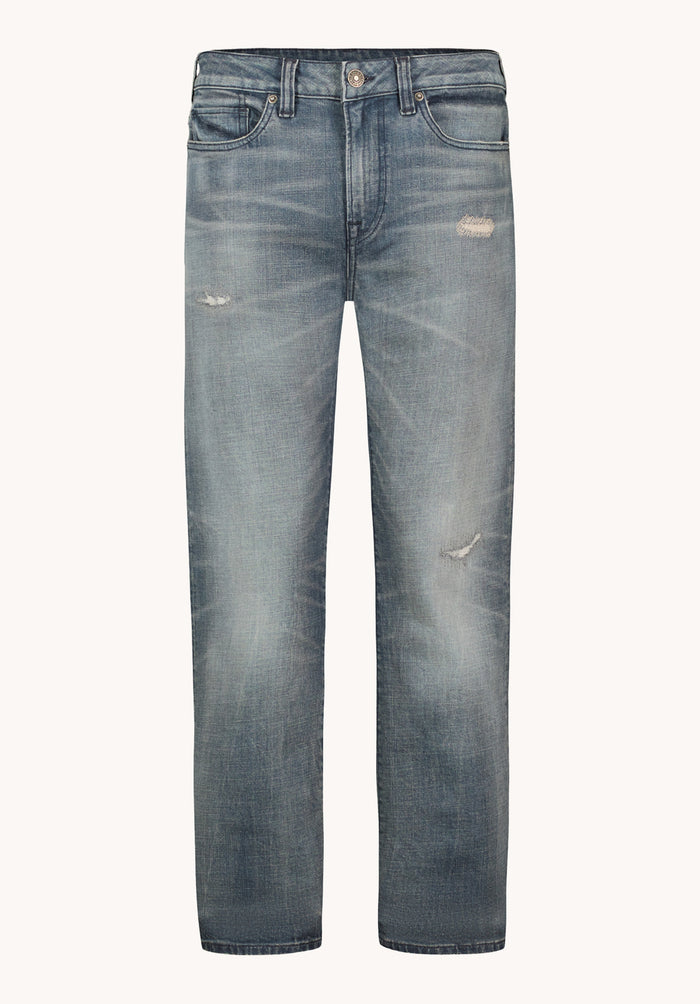 Buffalo Men Jeans Navy Denim Denim Pants Stretch