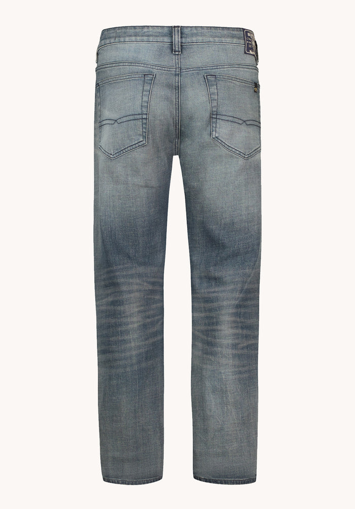 Buffalo Men Jeans Navy Denim Denim Pants Stretch