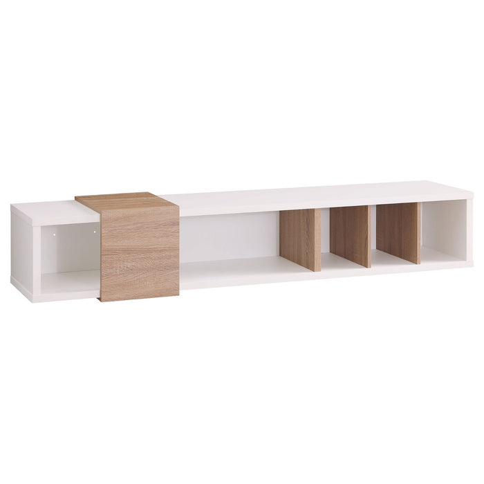 Dronus 1800 Floating Entertainment Unit, Hovering Wall Mount White by Tauris™ -Home Living Store - -