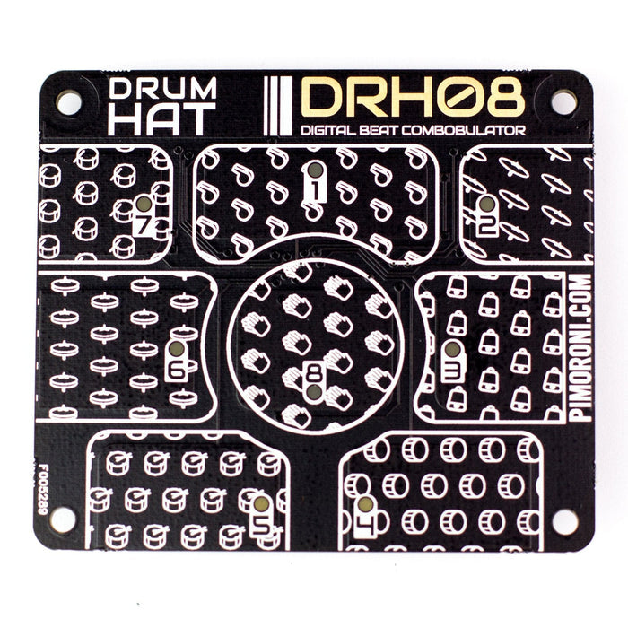 Drum HAT [Discontinued] by Pimoroni - The Pi Hut