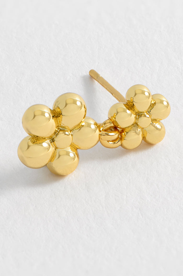 Duo Flower Drop Earrings