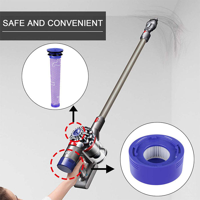 Dyson V6 Absolute Post Motor Filter | Max Button Dyson Vacuum Cleaner Filter V6