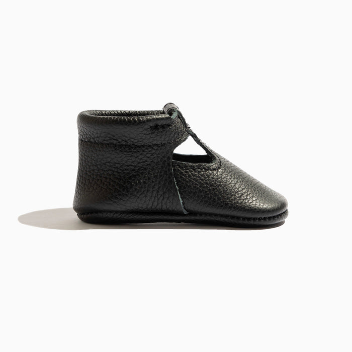 Ebony T-Bar Baby Shoe T-Bar Soft Sole