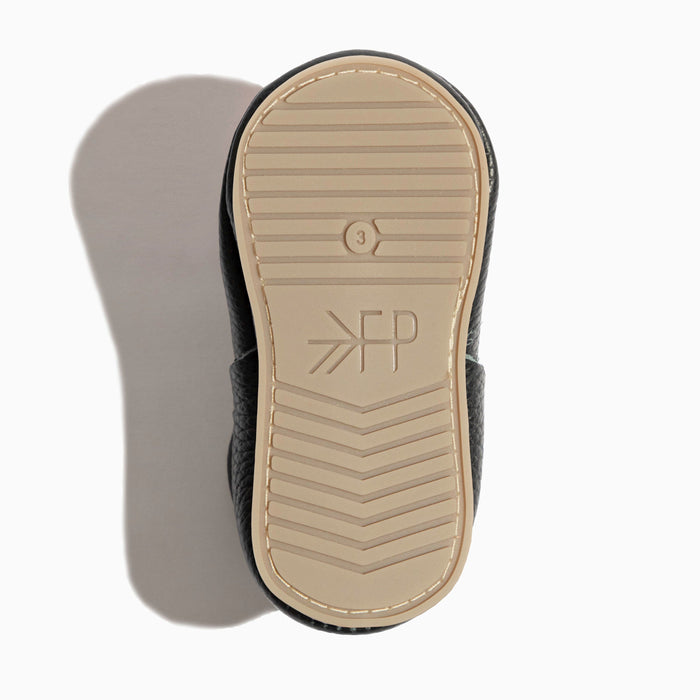 Ebony T-Bar Baby Shoe T-Bar Soft Sole