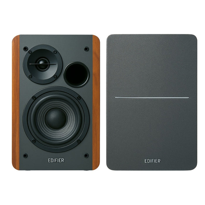Edifier R1280T Active Bookshelf Speakers Pair - Wood Wood