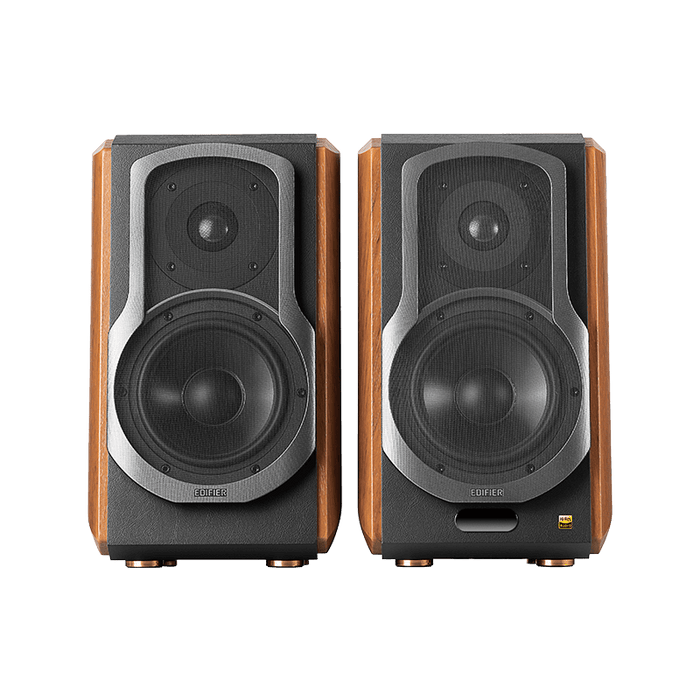 Edifier S1000MKII Active Bluetooth aptX Bookshelf Speakers Brown