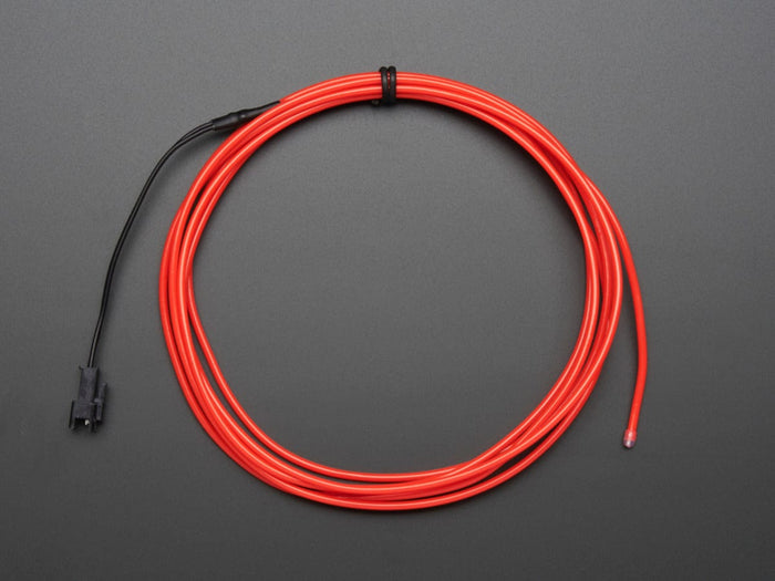 EL wire starter pack - Pink 2.5 meter (8.2 ft) [Discontinued] by The Pi Hut - The Pi Hut