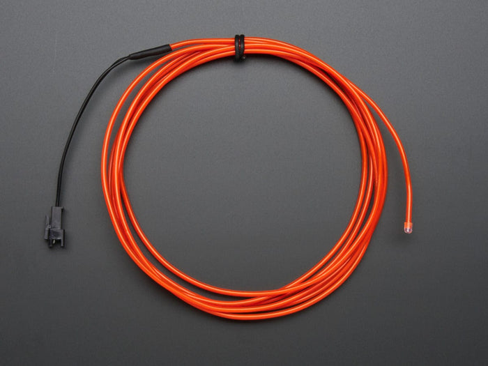 EL wire starter pack - Red 2.5 meter (8.2 ft) [discontinued] by The Pi Hut - The Pi Hut