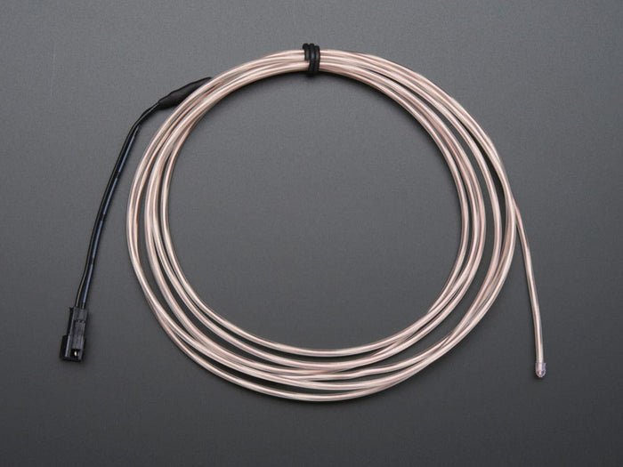 EL wire starter pack - White 2.5 meter (8.2 ft) [Discontinued] by The Pi Hut - The Pi Hut