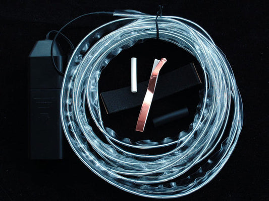 EL wire welted piping starter pack - Aqua - 5 meters [Discontinued] by The Pi Hut - The Pi Hut