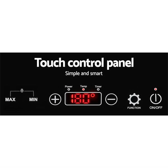Electric Induction Cooktop 60cm Portable Kitchen Ceramic Glass Cooker -Home Living Store - -