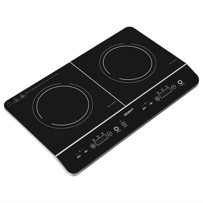 Electric Induction Cooktop 60cm Portable Kitchen Ceramic Glass Cooker -Home Living Store - -