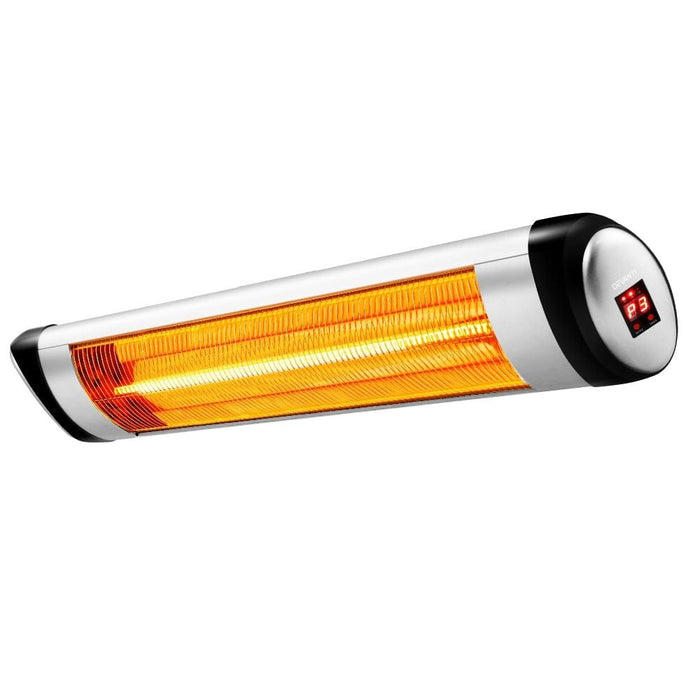 Electric Infrared Patio Heater Radiant Strip Indoor Outdoor Heaters Remote Control 1500W -Home Living Store - -