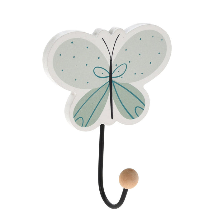 Elemental Decor Butterfly Coat Rack - Blue