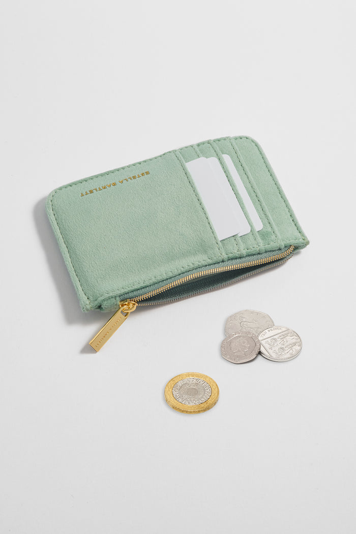 Embroidered Bees Card Purse
