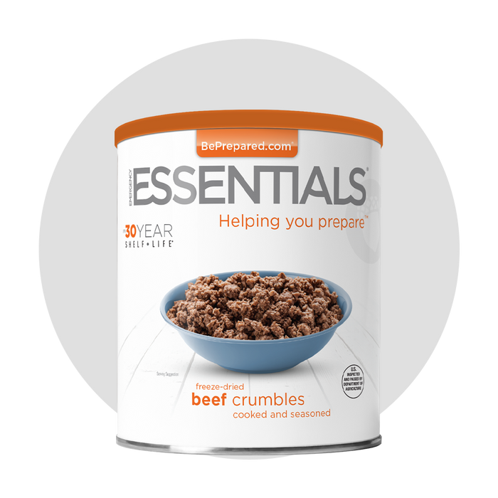 Single Pack of Freeze-Dried Beef Crumbles