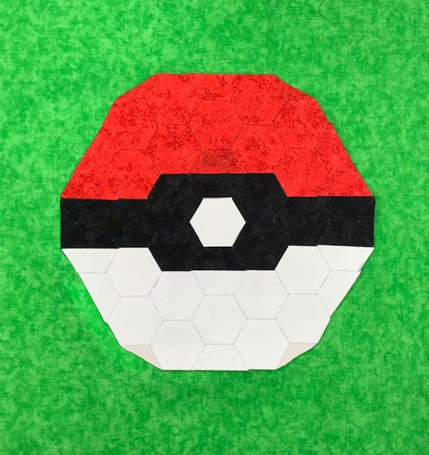 English Paper Piecing: Monster Ball Full Kit (Pattern included)