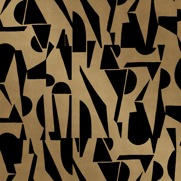 SQUARE FOOT / Onyx and Antique Gold