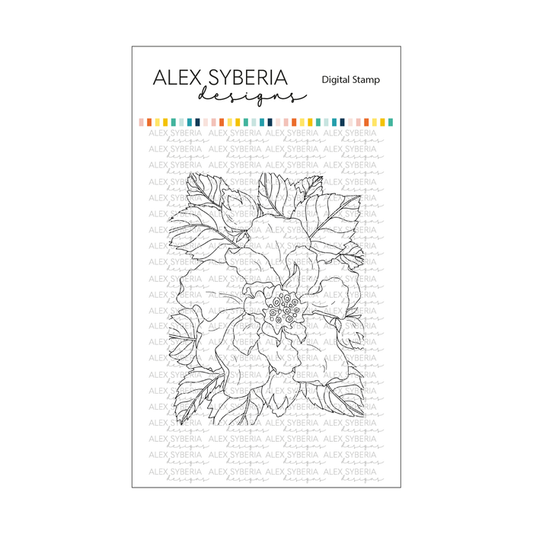 Enna's Ruffles Hibiscus Digital Stamp