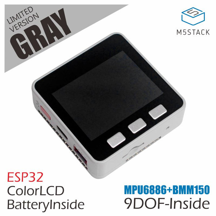 ESP32 GRAY Development Kit with 9-Axis Sensor - m5stack-store