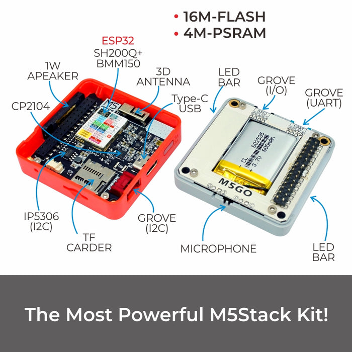M5Stack FIRE IoT Development Kit (PSRAM 2.0) - m5stack-store