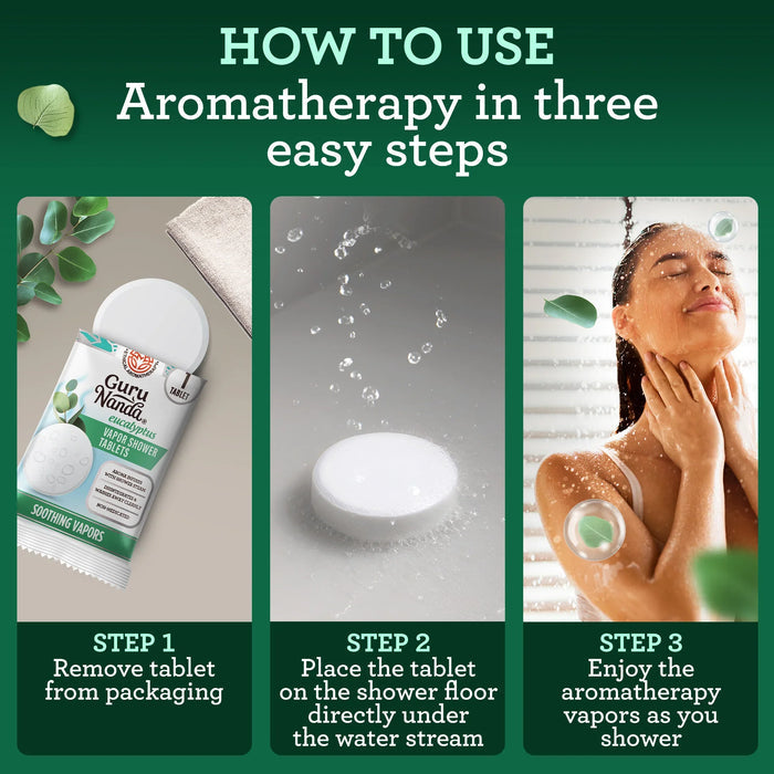 Eucalyptus Vapor Shower Tablets – 30 Count