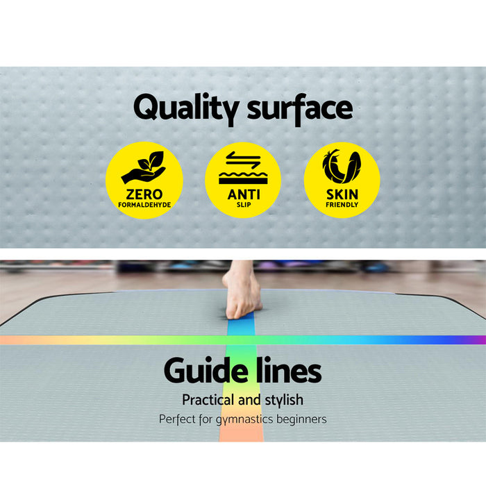 Everfit 3X1M Air Track Inflatable Tumbling Mat Gymnastics Yoga Mat - Devanti