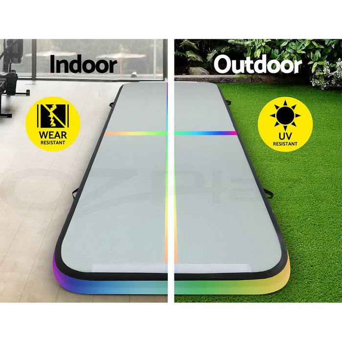 Everfit 3X1M Air Track Inflatable Tumbling Mat Gymnastics Yoga Mat - Devanti