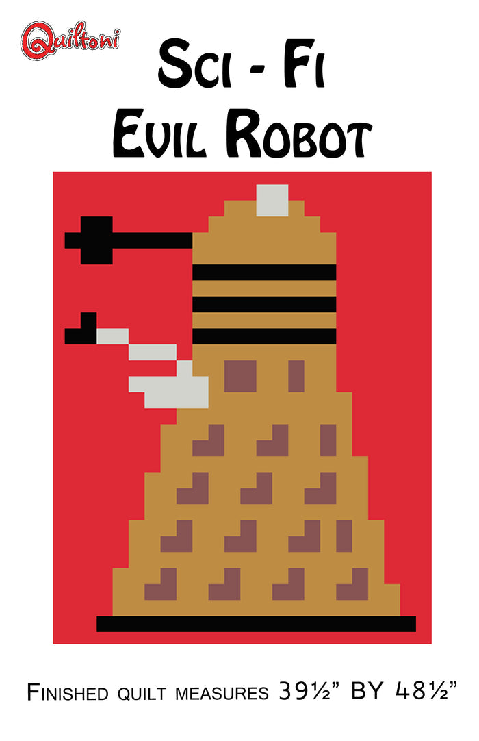Evil Robot Lap Quilt Kit