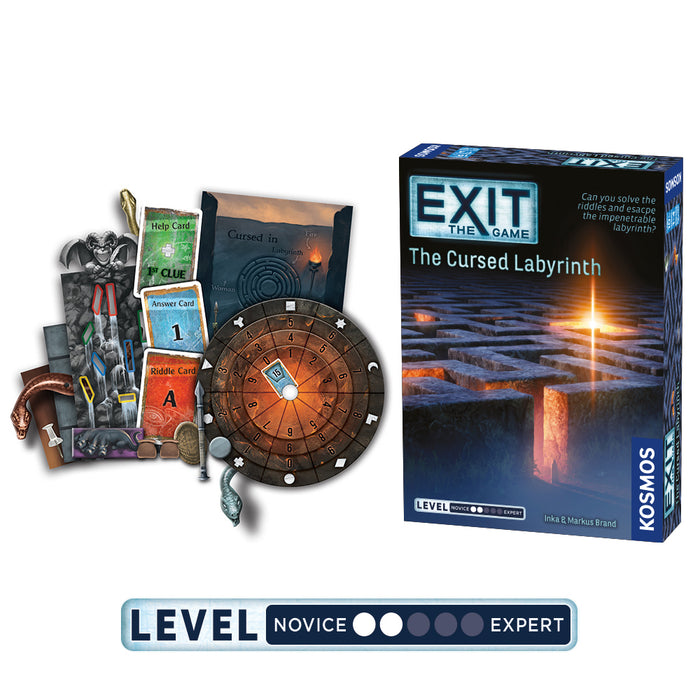 EXIT: The Game, Season 5a Two-Pack: The Cursed Labyrinth & Kidnapped in Fortune City Games Thames & Kosmos