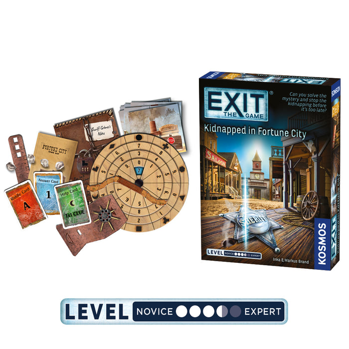 EXIT: The Game, Season 5a Two-Pack: The Cursed Labyrinth & Kidnapped in Fortune City Games Thames & Kosmos