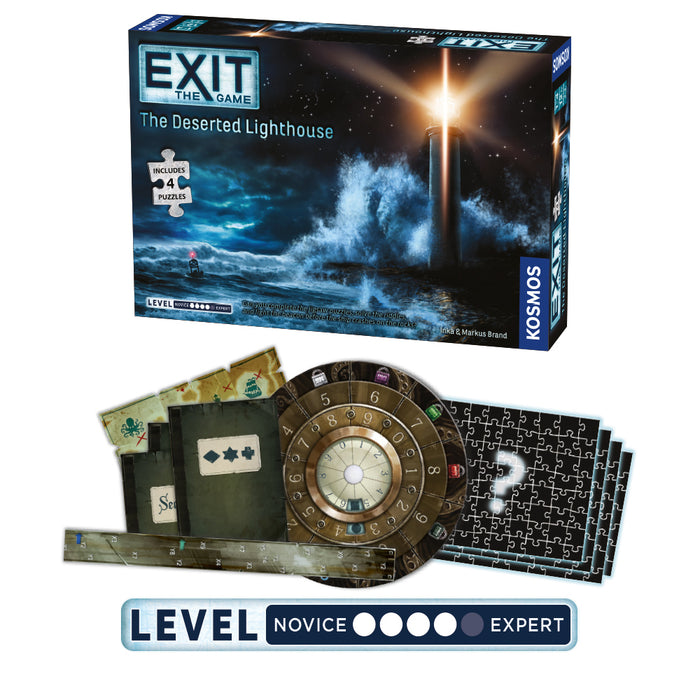 EXIT: The Game Season 5b With Jigsaw Puzzles 2-Pack | EXIT: The Sacred Temple & EXIT: The Deserted Lighthouse Games Thames & Kosmos