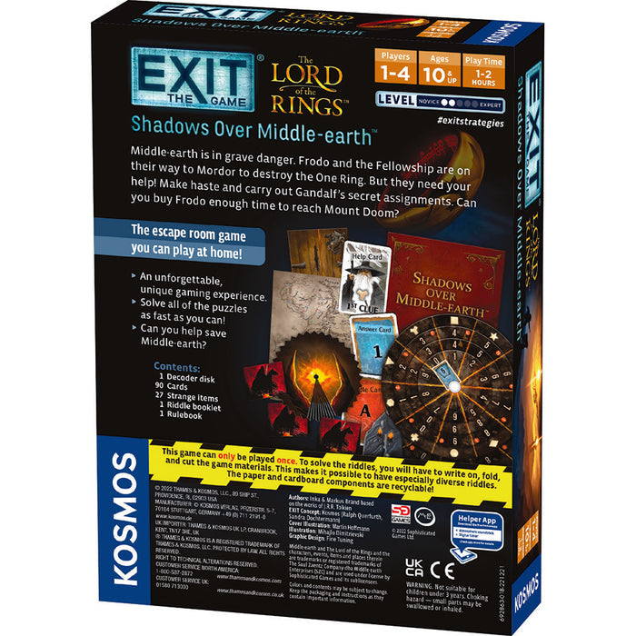 EXIT: The Lord of the Rings - Shadows Over Middle-earth Games Thames & Kosmos